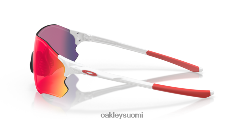 Oakley evzero polku (matala silta sovi) prizm road linssit, kiillotettu valkoinen kehys silmälasit 2T48V4884