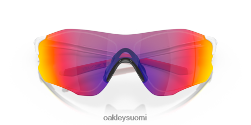 Oakley evzero polku (matala silta sovi) prizm road linssit, kiillotettu valkoinen kehys silmälasit 2T48V4884