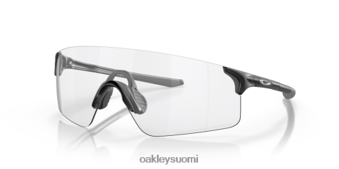 Oakley evzero terät kirkkaasta mustaan ​​iridium fotokromaattiset linssit, mattamusta kehys silmälasit 2T48V4284