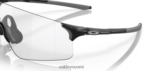 Oakley evzero terät kirkkaasta mustaan ​​iridium fotokromaattiset linssit, mattamusta kehys silmälasit 2T48V4284