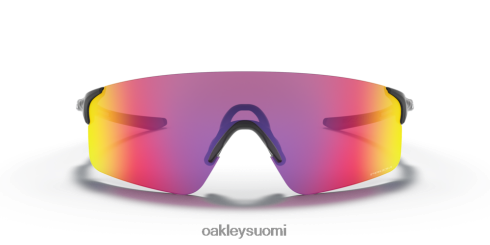 Oakley evzero-terät (matala silta-sovitus) prizm road linssit, kiillotettu musta kehys silmälasit 2T48V4977
