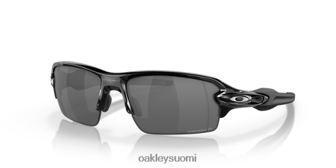 Oakley flak 2.0 (low bridge fit) Prim mustat polarisoidut linssit, kiillotettu musta kehys silmälasit 2T48V4868
