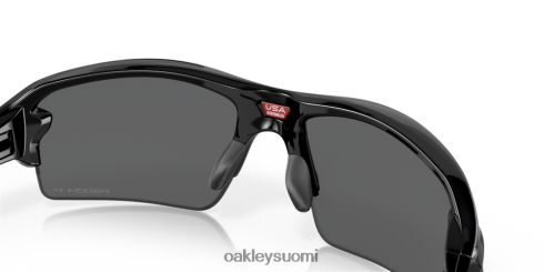 Oakley flak 2.0 (low bridge fit) Prim mustat polarisoidut linssit, kiillotettu musta kehys silmälasit 2T48V4868