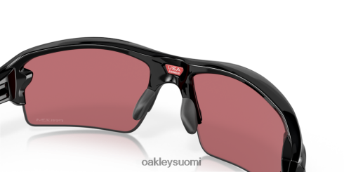 Oakley flak 2.0 (low bridge fit) prim tummat golflinssit, kiillotettu musta kehys silmälasit 2T48V4870