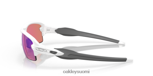 Oakley flak 2.0 (low bridge fit) prizm golflinssit, kiillotettu valkoinen kehys silmälasit 2T48V4864