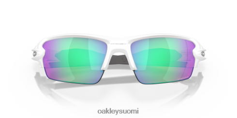 Oakley flak 2.0 (low bridge fit) prizm golflinssit, kiillotettu valkoinen kehys silmälasit 2T48V4864