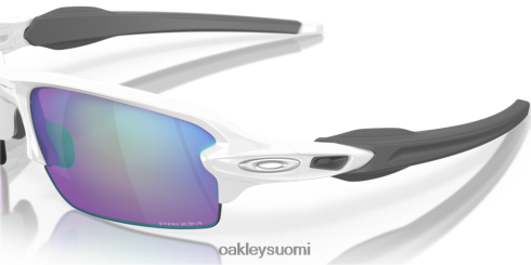 Oakley flak 2.0 (low bridge fit) prizm golflinssit, kiillotettu valkoinen kehys silmälasit 2T48V4864