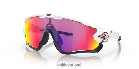 Oakley leuanmurtaja prizm road linssit, kiillotettu valkoinen kehys silmälasit 2T48V4399