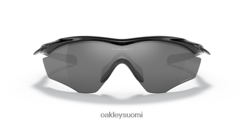 Oakley m2 runko xl Prim mustat polarisoidut linssit, kiillotettu musta kehys silmälasit 2T48V4178