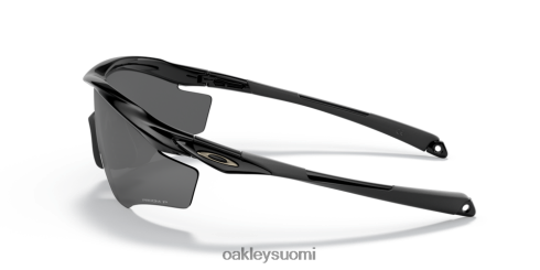 Oakley m2 runko xl Prim mustat polarisoidut linssit, kiillotettu musta kehys silmälasit 2T48V4178