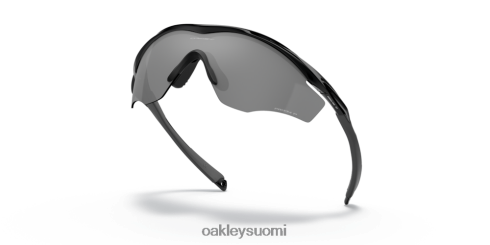 Oakley m2 runko xl Prim mustat polarisoidut linssit, kiillotettu musta kehys silmälasit 2T48V4178