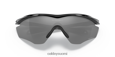 Oakley m2 runko xl Prim mustat polarisoidut linssit, kiillotettu musta kehys silmälasit 2T48V4178