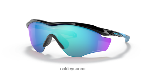 Oakley m2 runko xl prim safiirilinssit, kiillotettu musta kehys silmälasit 2T48V4179