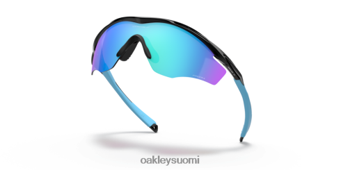 Oakley m2 runko xl prim safiirilinssit, kiillotettu musta kehys silmälasit 2T48V4179
