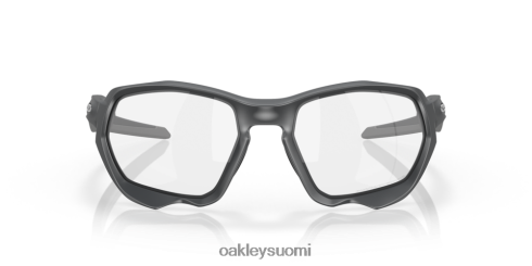 Oakley plasma kirkkaasta mustaan ​​iridium fotokromaattiset linssit, matta hiilirunko silmälasit 2T48V4262