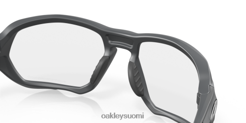 Oakley plasma kirkkaasta mustaan ​​iridium fotokromaattiset linssit, matta hiilirunko silmälasit 2T48V4262