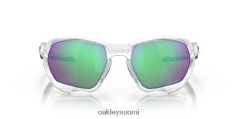 Oakley plasma (low bridge fit) prizm road jade linssit, matta kirkas kehys silmälasit 2T48V4591