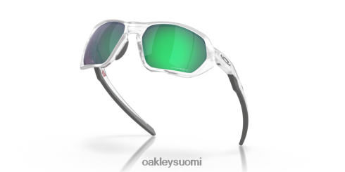 Oakley plasma (low bridge fit) prizm road jade linssit, matta kirkas kehys silmälasit 2T48V4591