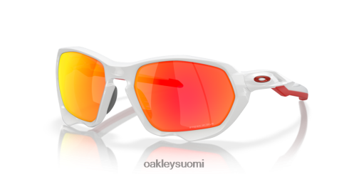 Oakley plasma (low bridge fit) prizm rubiinilinssit, kiillotettu valkoinen kehys silmälasit 2T48V4588