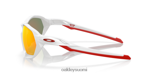 Oakley plasma (low bridge fit) prizm rubiinilinssit, kiillotettu valkoinen kehys silmälasit 2T48V4588