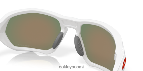 Oakley plasma (low bridge fit) prizm rubiinilinssit, kiillotettu valkoinen kehys silmälasit 2T48V4588