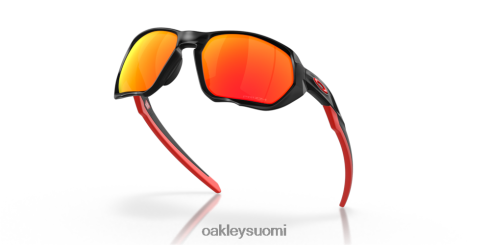 Oakley plasma (low bridge fit) prizm rubiinilinssit, mattamusta mustekehys silmälasit 2T48V4590