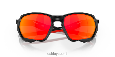 Oakley plasma (low bridge fit) prizm rubiinilinssit, mattamusta mustekehys silmälasit 2T48V4590