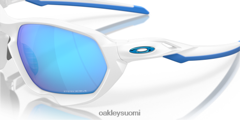 Oakley plasma (low bridge fit) prizm safiirilinssit, matta valkoinen kehys silmälasit 2T48V4589