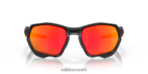 Oakley plasma prizm rubiinilinssit, mattamusta mustekehys silmälasit 2T48V4266