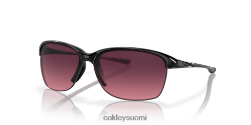 Oakley pysäyttämätön rose gradient polarisoidut linssit, kiillotettu musta kehys silmälasit 2T48V4695