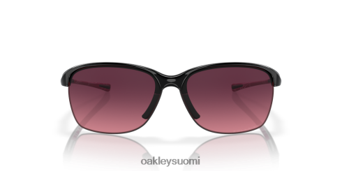 Oakley pysäyttämätön rose gradient polarisoidut linssit, kiillotettu musta kehys silmälasit 2T48V4695
