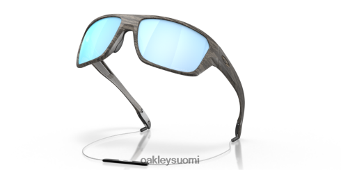 Oakley split shot puun syykokoelma prizm syvän veden polarisoidut linssit, puusyistä kehys silmälasit 2T48V4300