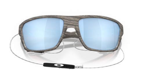 Oakley split shot puun syykokoelma prizm syvän veden polarisoidut linssit, puusyistä kehys silmälasit 2T48V4300