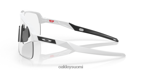 Oakley sutro lite (matalan sillan istuvuus) kirkkaasta mustaan ​​iridium fotokromaattiset linssit, matta valkoinen kehys silmälasit 2T48V4454