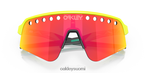 Oakley sutro lite sweep (ilmattu) prizm rubiinilinssit, tennispallon keltainen kehys silmälasit 2T48V4233