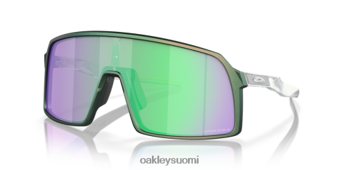 Oakley sutro (low Bridge fit) löydä kokoelma prizm road jade linssit, matta hopeanvihreä värinvaihtokehys silmälasit 2T48V4927