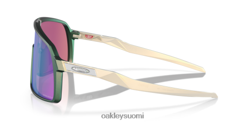 Oakley sutro (low Bridge fit) löydä kokoelma prizm road jade linssit, matta hopeanvihreä värinvaihtokehys silmälasit 2T48V4927