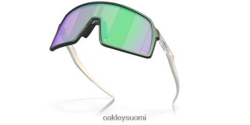 Oakley sutro (low Bridge fit) löydä kokoelma prizm road jade linssit, matta hopeanvihreä värinvaihtokehys silmälasit 2T48V4927