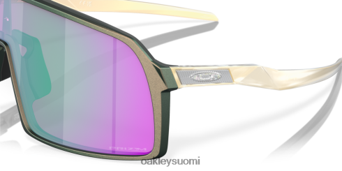 Oakley sutro (low Bridge fit) löydä kokoelma prizm road jade linssit, matta hopeanvihreä värinvaihtokehys silmälasit 2T48V4927