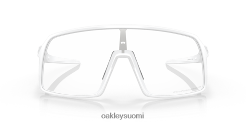 Oakley sutro (low Bridge sovi) kirkkaasta mustaan ​​iridium fotokromaattiset linssit, matta valkoinen kehys silmälasit 2T48V4476