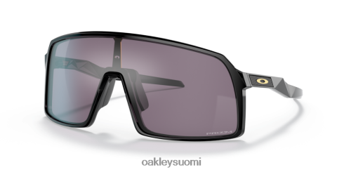 Oakley sutro (low Bridge sovi) primin harmaat linssit, kiillotettu musta kehys silmälasit 2T48V4474