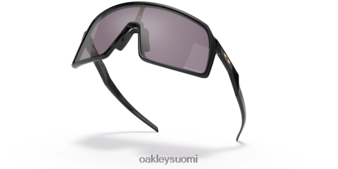 Oakley sutro (low Bridge sovi) primin harmaat linssit, kiillotettu musta kehys silmälasit 2T48V4474