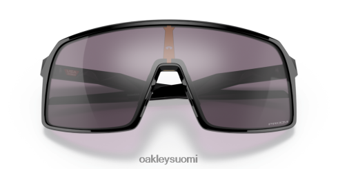 Oakley sutro (low Bridge sovi) primin harmaat linssit, kiillotettu musta kehys silmälasit 2T48V4474