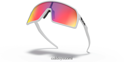 Oakley sutro (low Bridge sovi) prizm road linssit, matta valkoinen kehys silmälasit 2T48V4467