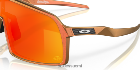 Oakley sutro troy lee designs -sarja prizm rubiinilinssit, troy lee design red gold shift kehys silmälasit 2T48V4929