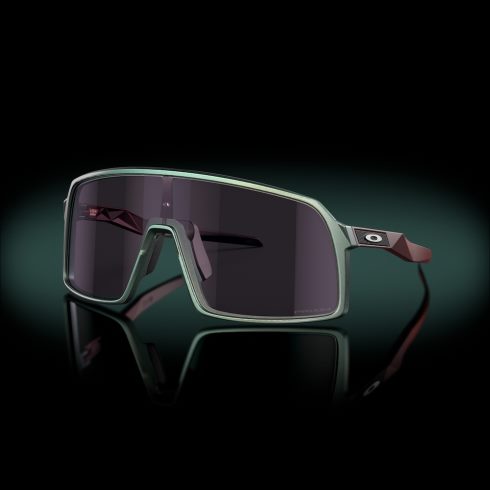 Oakley sutro verve -kokoelma prizm harmaat linssit, verve matta hopea/sininen värinvaihtokehys silmälasit 2T48V4930