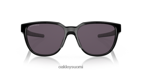 Oakley toimilaite (matalan sillan sovitus) primin harmaat linssit, kiillotettu musta kehys silmälasit 2T48V4837