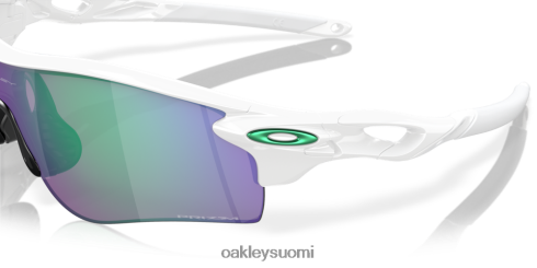 Oakley tutkalukon polku (matalan sillan sovitus) prizm jade linssit, kiillotettu valkoinen kehys silmälasit 2T48V4707