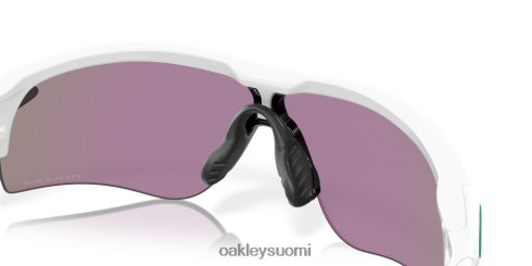 Oakley tutkalukon polku (matalan sillan sovitus) prizm jade linssit, kiillotettu valkoinen kehys silmälasit 2T48V4707