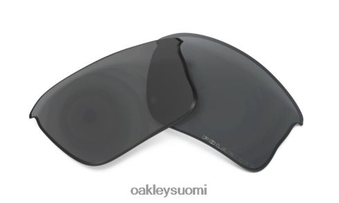 Oakley flak jacket xlj (low bridge fit) vaihtolinssi mustat iridiumpolarisoidut linssit silmälasit 2T48V41708